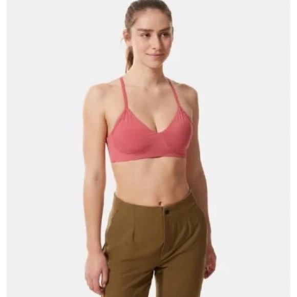 $59 NWT The North Face Bralette slate rose size large - Picture 1 of 4